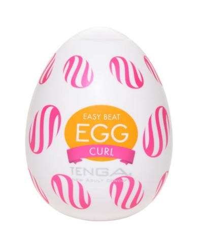 TENGA - CURL EGG MASTURBATOR