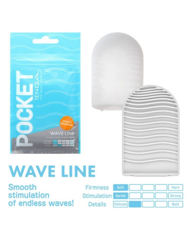 TENGA - WAVE LINE POCKET...