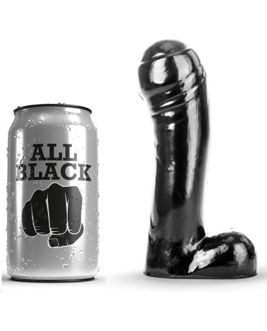 ALL BLACK - DILDO BLACK 15 CM