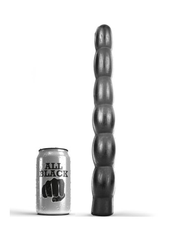 ALL BLACK - ANAL DILDO 32 CM