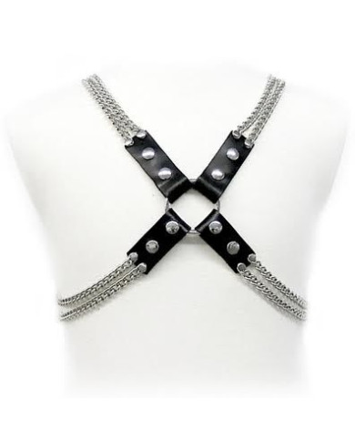 LEATHER BODY - CHAIN HARNESS