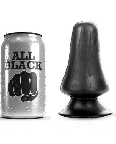 ALL BLACK - ANAL PLUG 12 CM