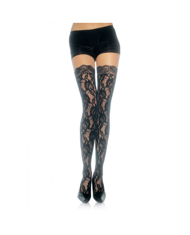 LEG AVENUE - FLORAL LACE...