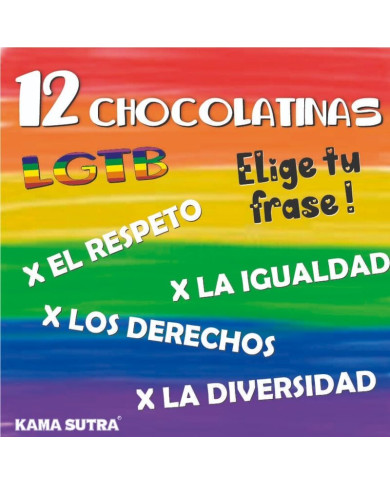 PRIDE - BOX OF 12 CHOCOLATE...