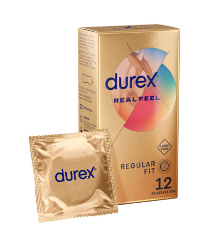 DUREX - REAL FEEL 12 UNITS