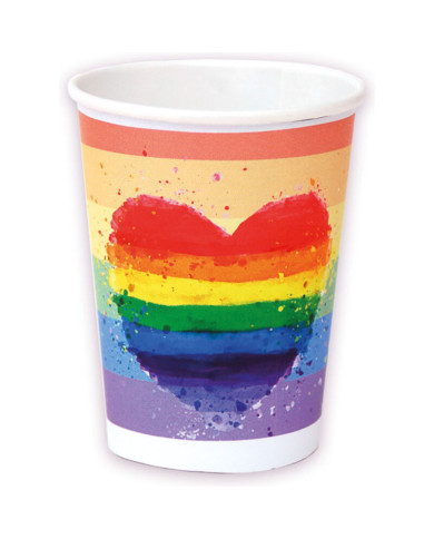 PRIDE - SET 8 LGBT FLAG CUPS