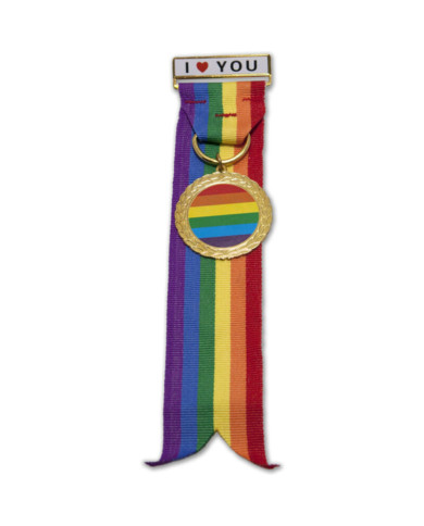 PRIDE - BROCHE DRAPEAU LGBT