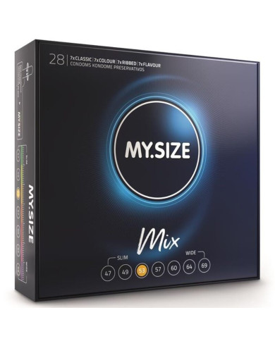 MY SIZE - MIX CONDOMS 53 MM...