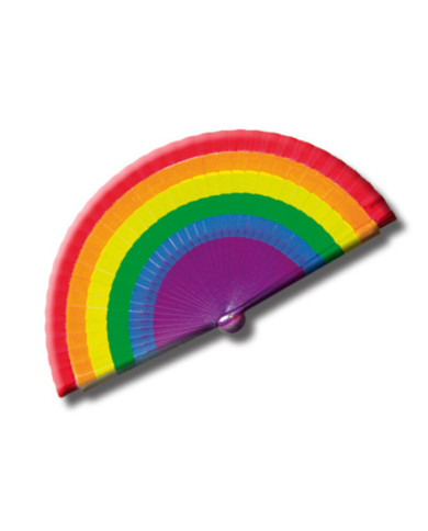 PRIDE - LGBT FLAG WOODEN FAN