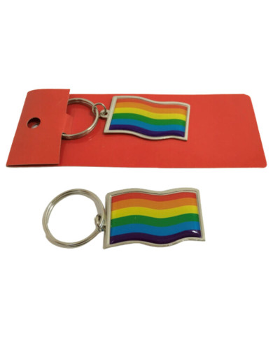 PRIDE - LGBT FLAG KEYCHAIN