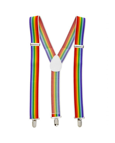 PRIDE - LGBT FLAG SUSPENDERS