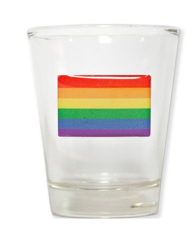 PRIDE - CUBIC GLASS SHOT GLASS