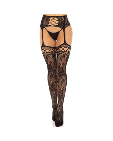 LEG AVENUE - FLORAL LACE...