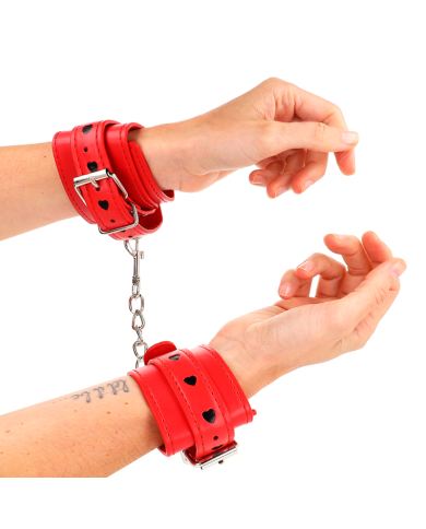 KINK - RED WRIST RESTRAINTS...