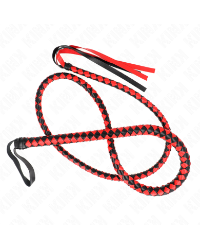 KINK - RED LONG SNAKE WHIP...