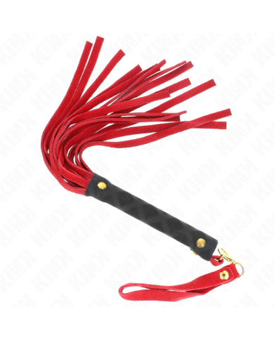 KINK - RED SUEDE MINI WHIP...