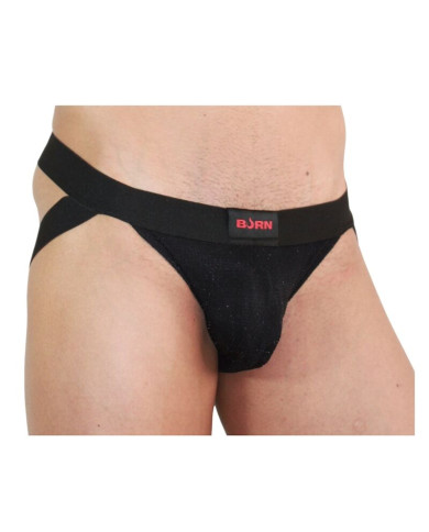 BURN - 003 JOCK SHINY BLACK S